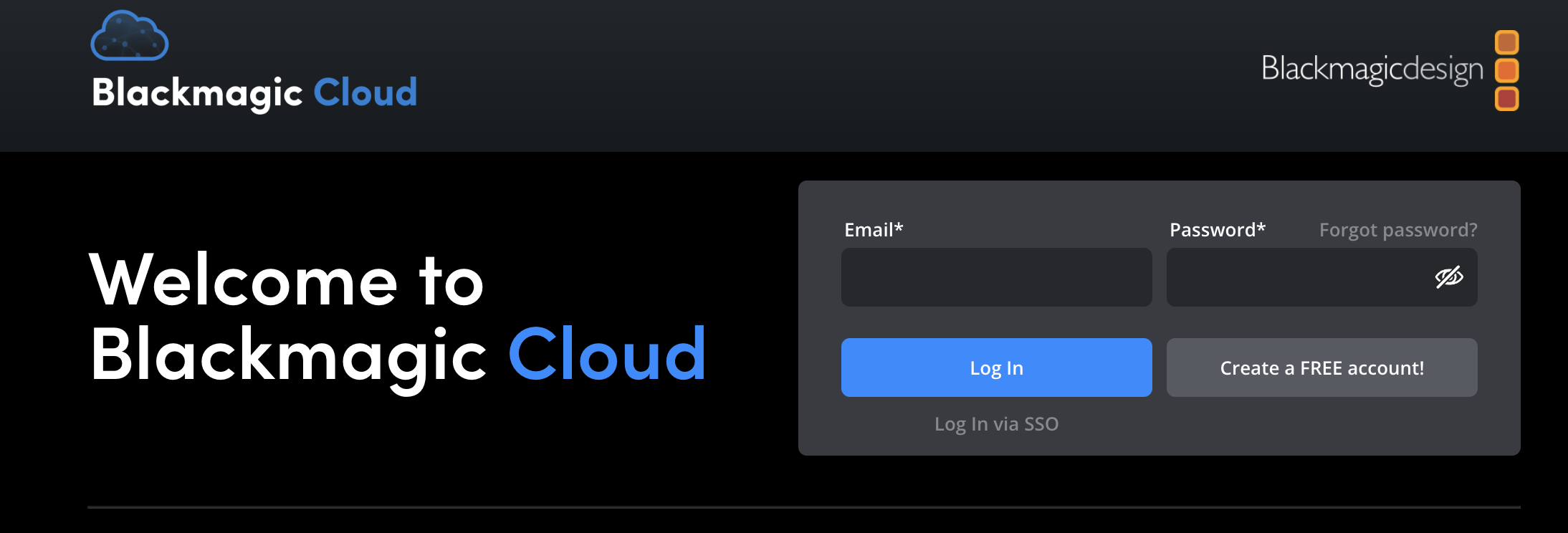 Account Login Screen